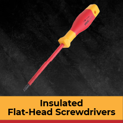 Insulated Flat-Head Screwdrivers