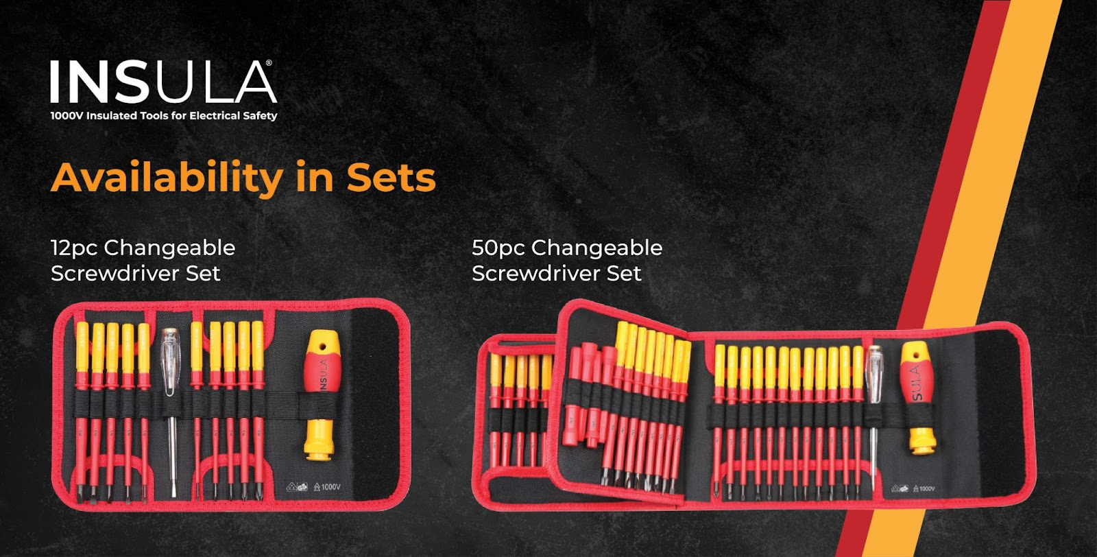 Insulated screwdrivers set