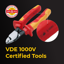 VDE 1000V certified tools for EV