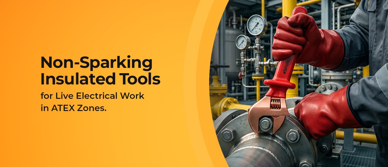 Non-Sparking Insulated Tools for Live Electrical Work in ATEX Zones
