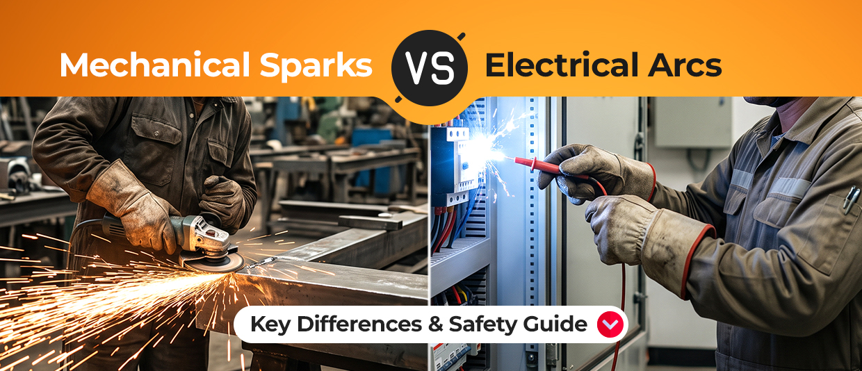 Mechanical Sparks vs. Electrical Arcs: Key Differences & Safety Guide