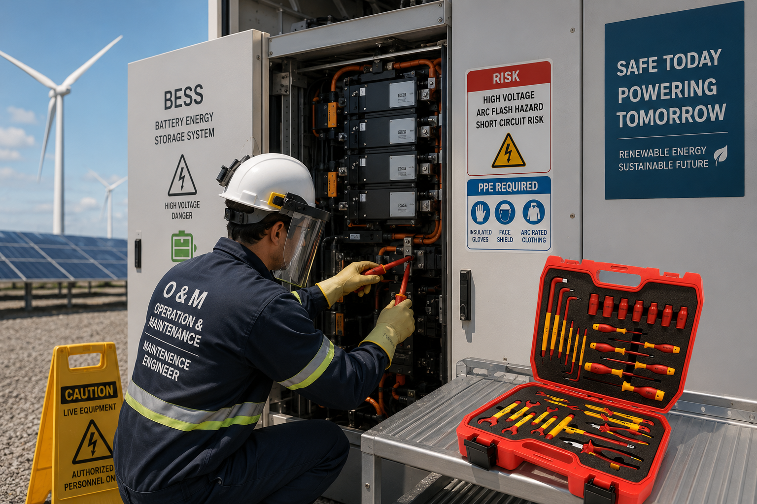 High-Voltage Battery System Maintenance