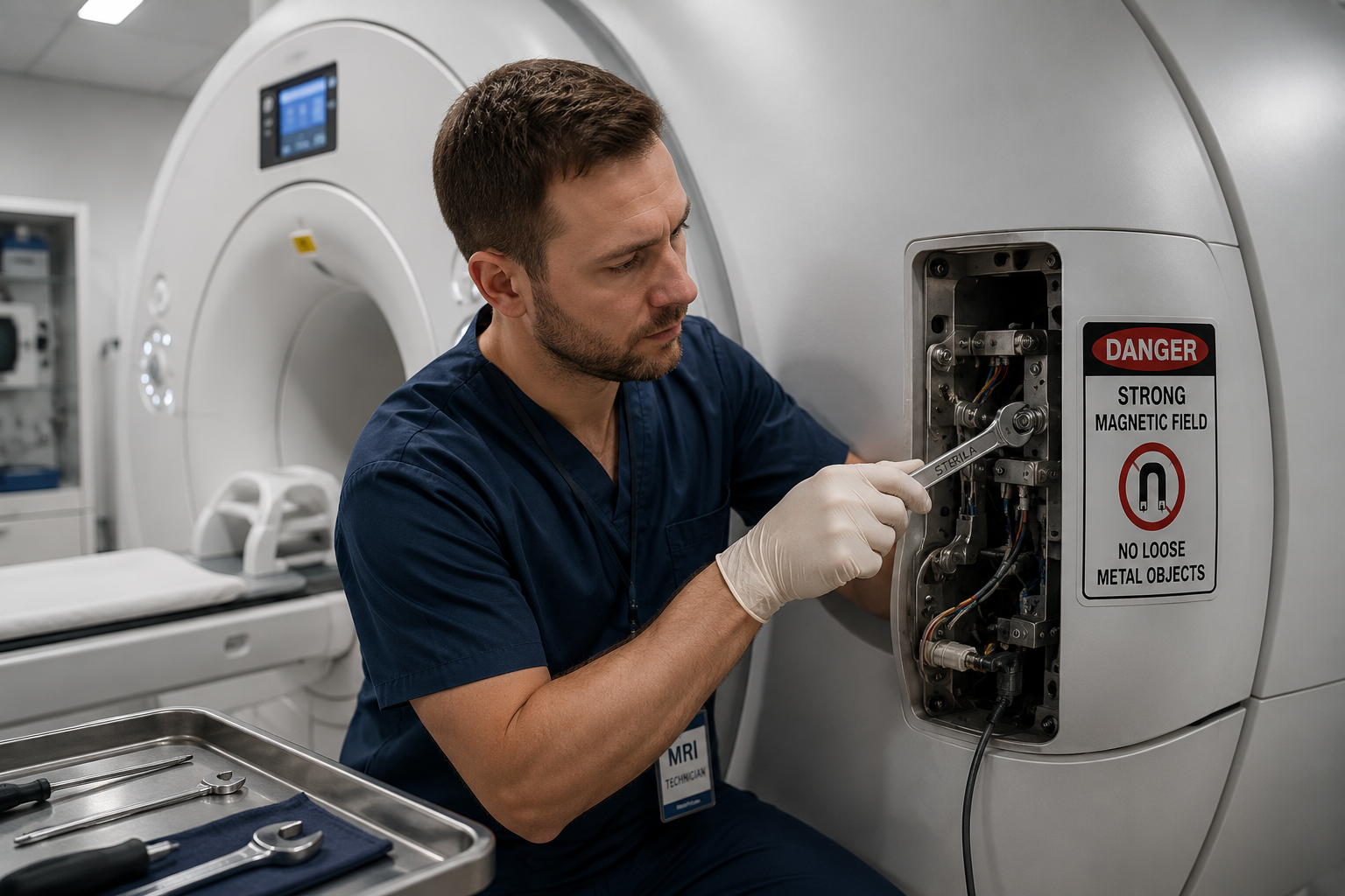 Servicing MRI Equipment