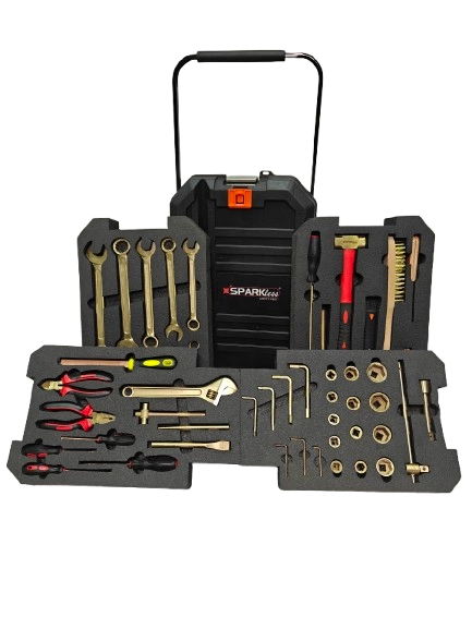 Non-Sparking BeCu 52 pcs Toolkit