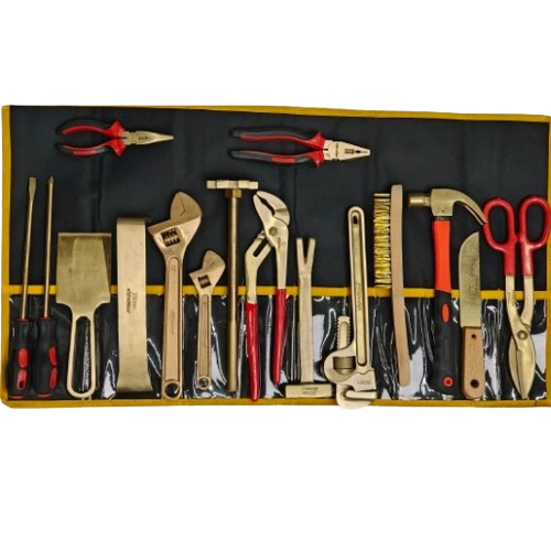 Non-Sparking BeCu 16 pcs Hazmat Emergency Toolkit