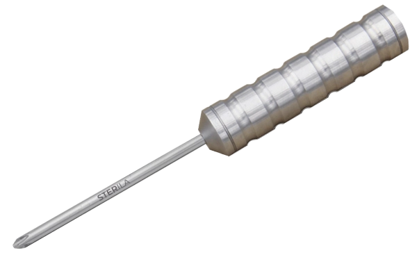 non-magnetic Stainless Steel (SS) Phillips Screwdriver With SS Handle 