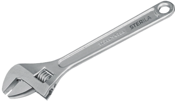 Stainless Steel (SS) Adjustable Wrench