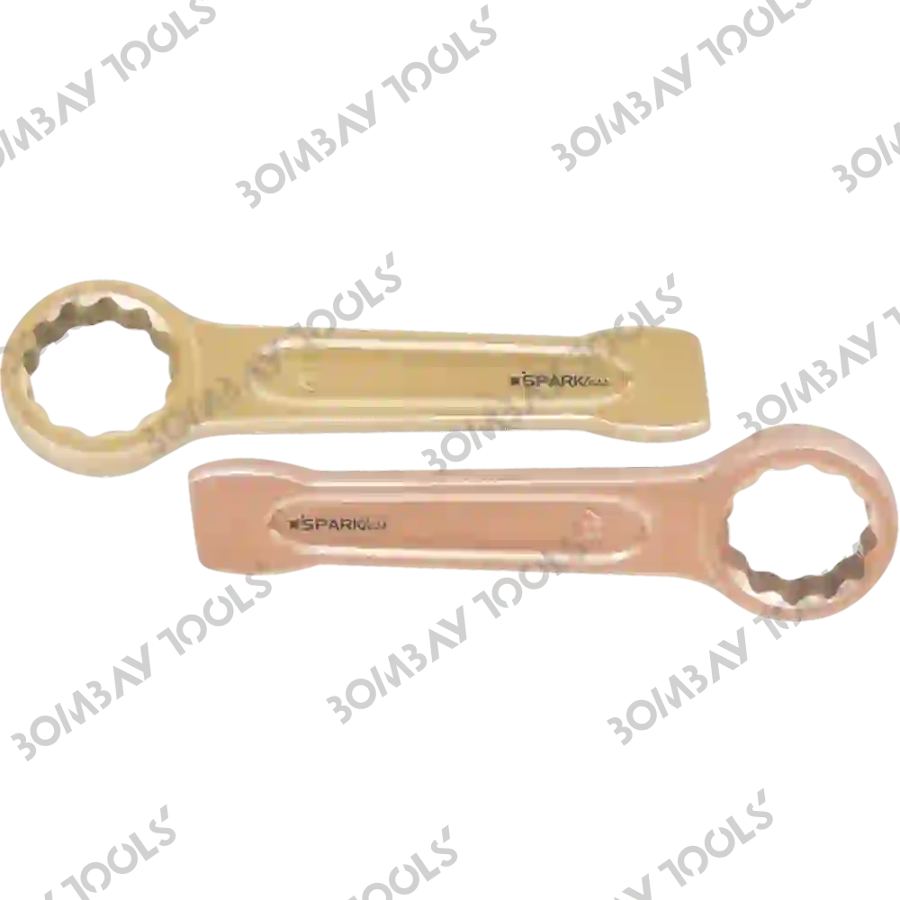 Non-Sparking BeCu Slogging Ring Spanner 17 mm