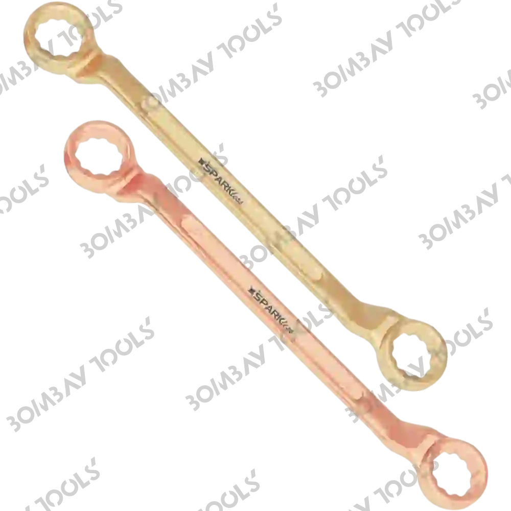 Non-Sparking BeCu Double Ended Ring Spanner 8*9