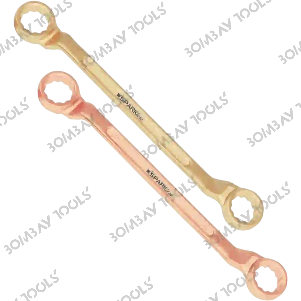 Non-Sparking BeCu Double Ended Ring Spanner 2-3/8 * 2-3/4