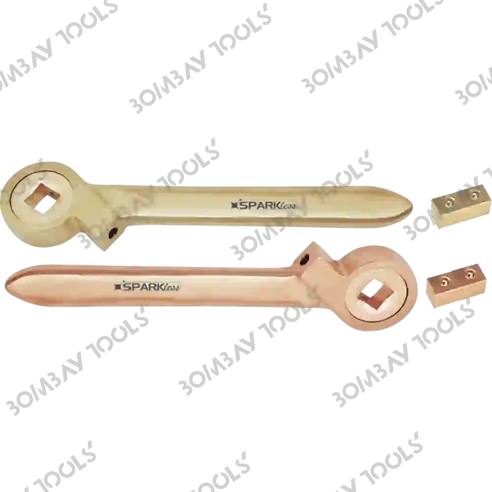 Non-Sparking BeCu Ratchet Wrench 1/4”*200mm