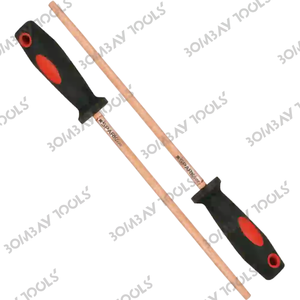 Non-Sparking BeCu Round File 6 Inch 