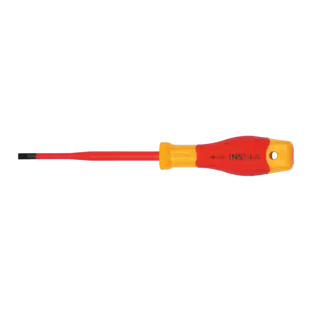 Insulated Slim Type Slotted Screwdriver 0.5*3.0*100mm