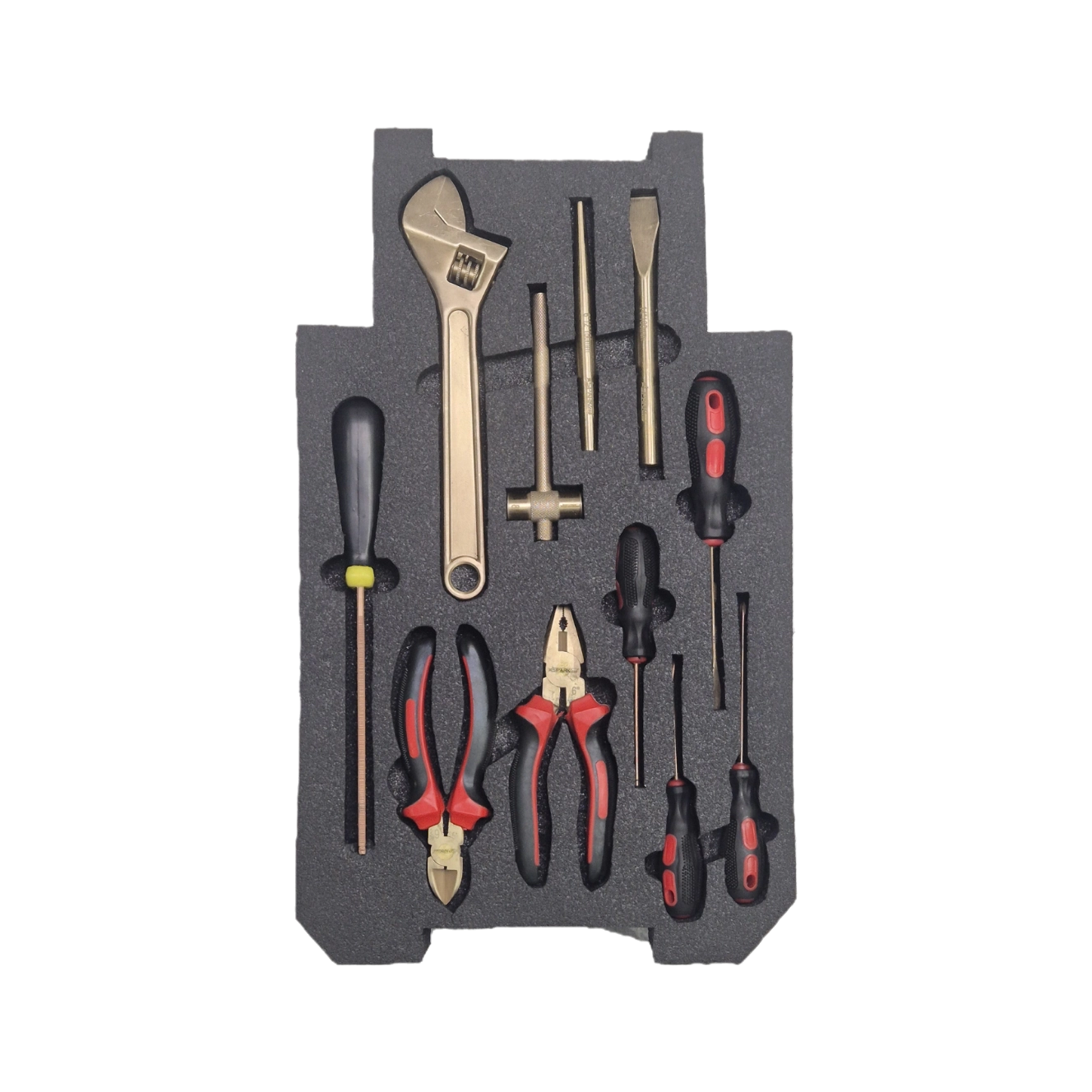 Non Sparking Toolkit | 52 Pc Explosion Proof Safety Tool Kit for ...