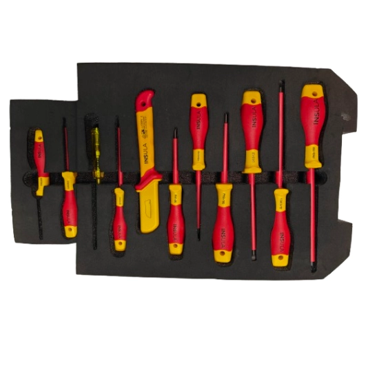 Insulated 52pc Tool Set With Waterproof Case VDE 1000V