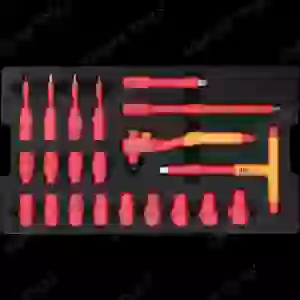  Insulated 52pc Tool Set With Waterproof Case VDE 1000V