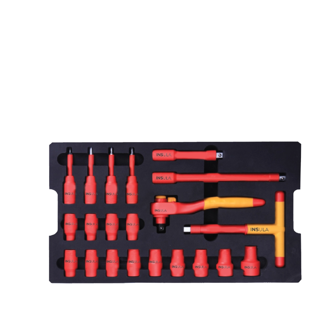 Insulated 52pc Tool Set With Waterproof Case VDE 1000V